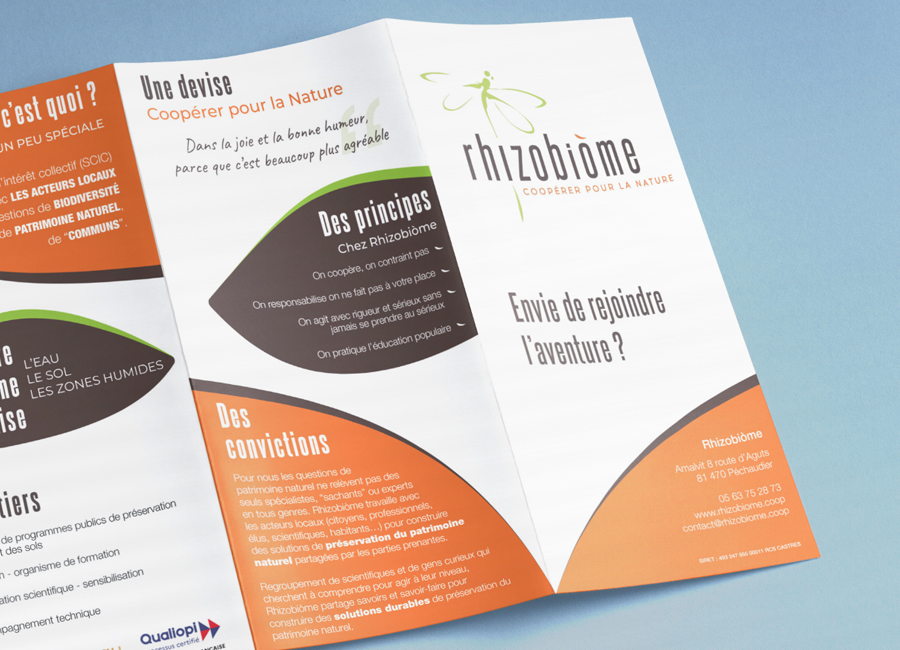 image - Dépliant 3 volets A4 - Rejoindre l’aventure Rhizobiome